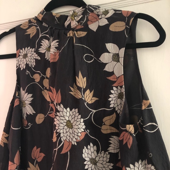 Anthropologie Maeve floral sleeveless blouse, 8 - Picture 7 of 7